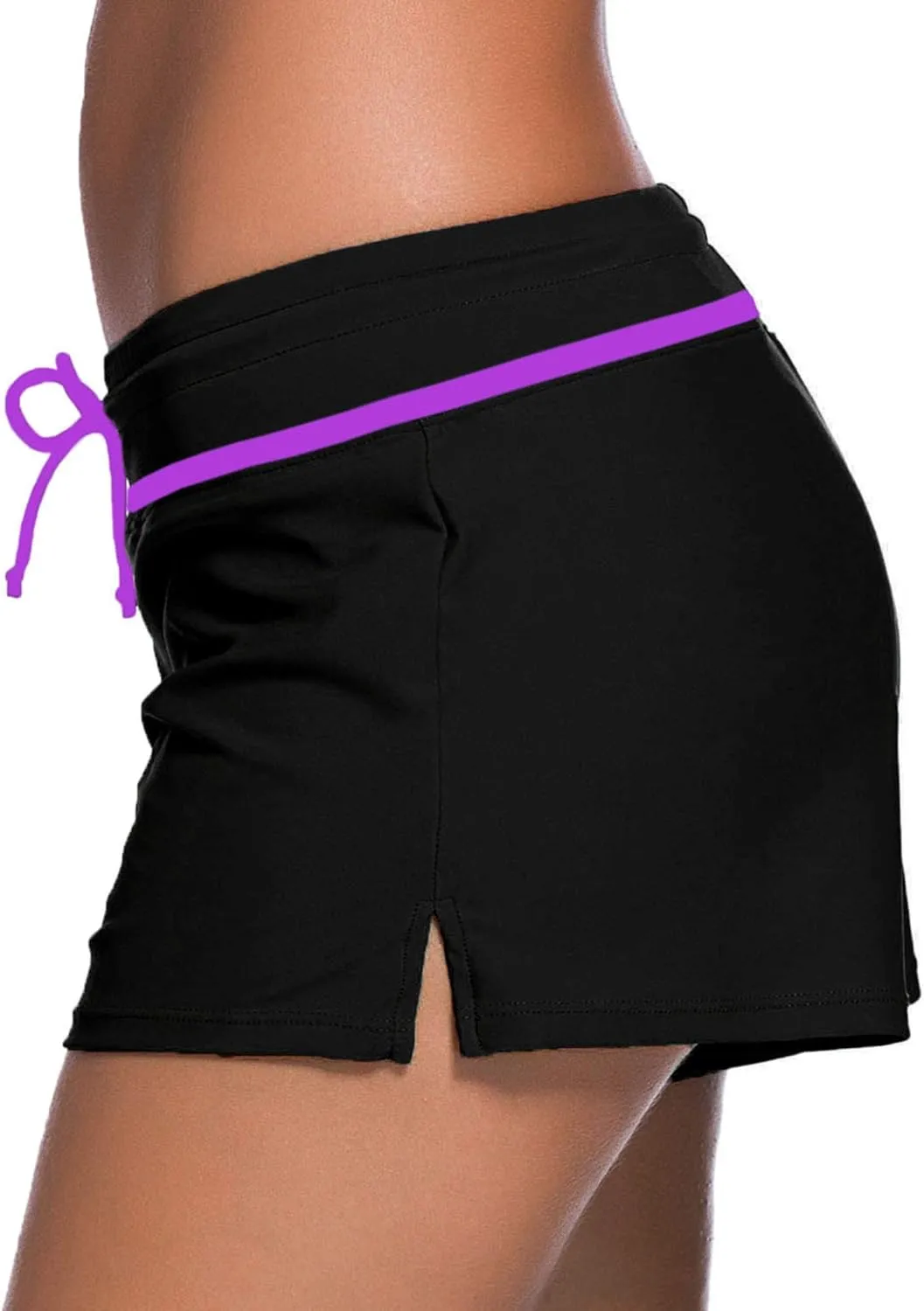 WILLBOND Women Swimsuit Shorts Tankini Swim Briefs Plus Size Bottom Boardshort Summer Swimwear Beach Trunks