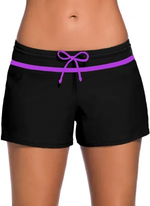WILLBOND Women Swimsuit Shorts Tankini Swim Briefs Plus Size Bottom Boardshort Summer Swimwear Beach Trunks