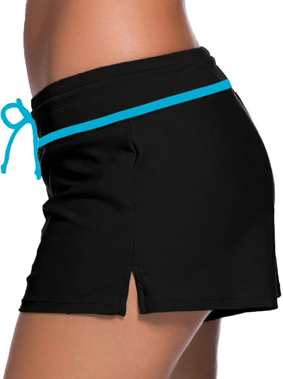 WILLBOND Women Swimsuit Shorts Tankini Swim Briefs Plus Size Bottom Boardshort Summer Swimwear Beach Trunks