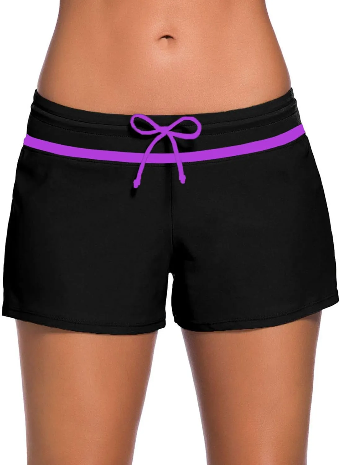 WILLBOND Women Swimsuit Shorts Tankini Swim Briefs Plus Size Bottom Boardshort Summer Swimwear Beach Trunks