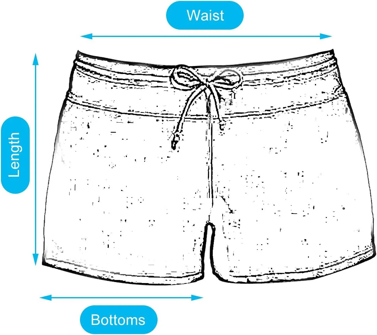 WILLBOND Women Swimsuit Shorts Tankini Swim Briefs Plus Size Bottom Boardshort Summer Swimwear Beach Trunks