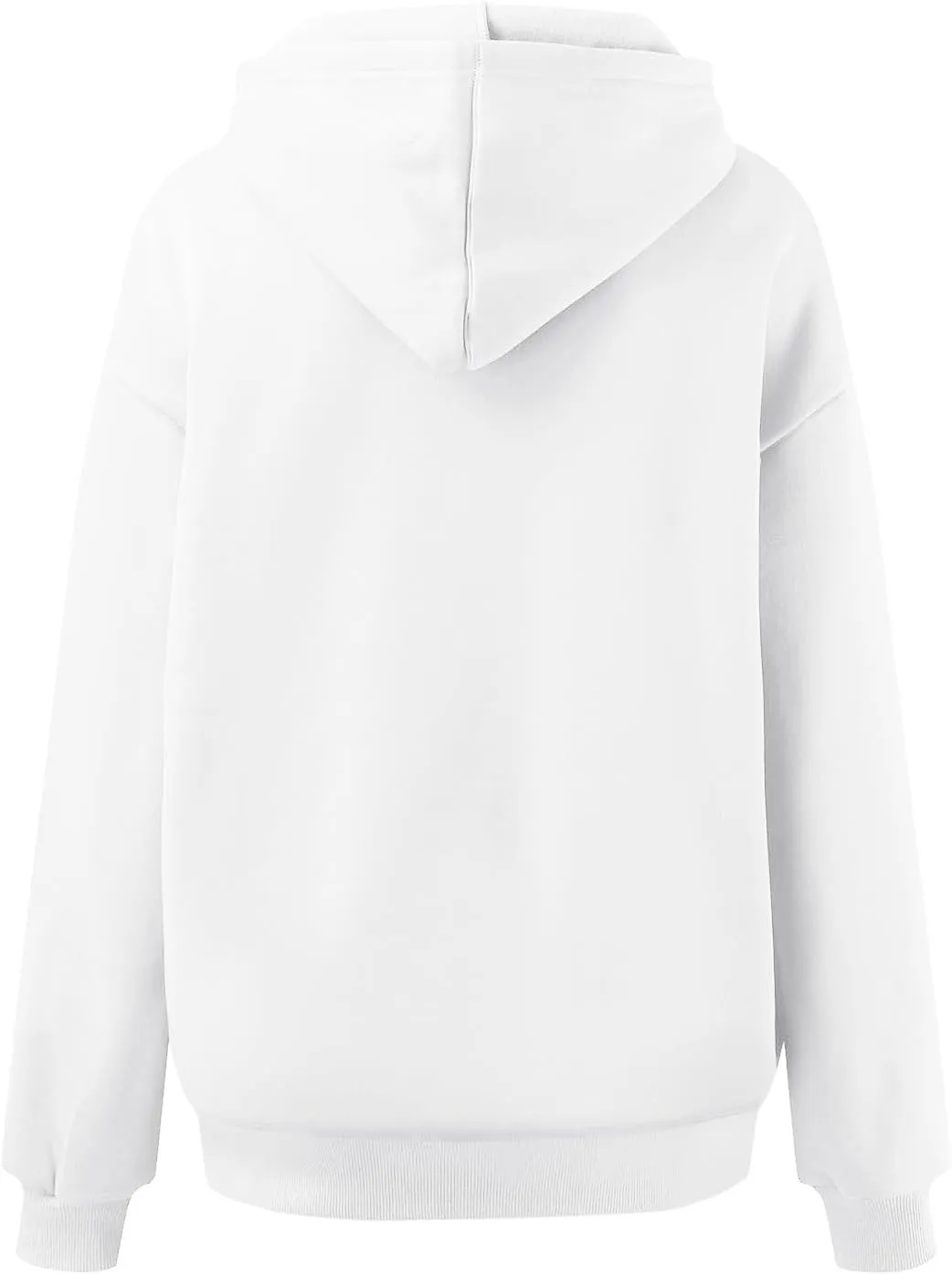 Women Oversized Hoodies Basic Solid Sweater Tops Loose Sweatshirt Hooded Pullover with Pocket Winter 2024 Fall