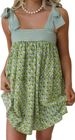 Womens Boho Floral Mini Dress Summer Cottagecore Striped Flowy Smocked Spaghetti Strap Coquette Vacation Sundresses