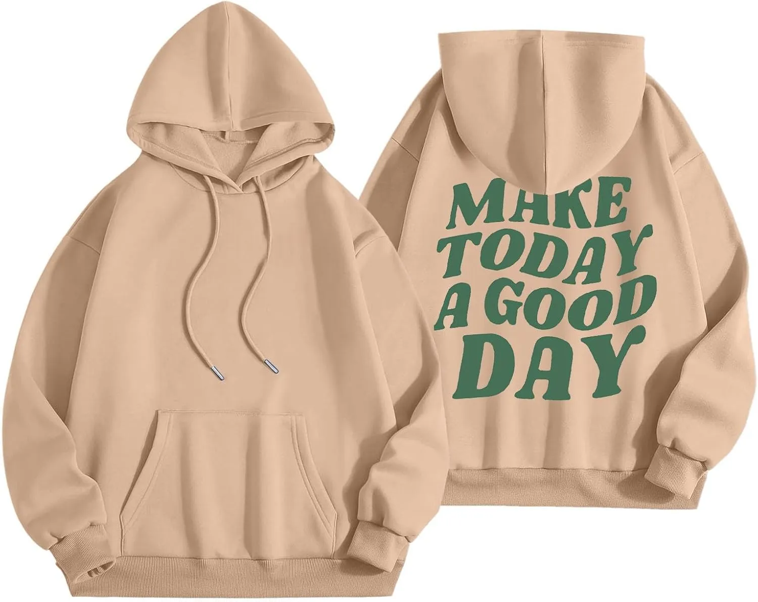 Womens Oversized Hoodies 2024 Fashion Letter Sweatshirts Hooded Pullover 2024 Fashion Fall Clothes Winter Sweater