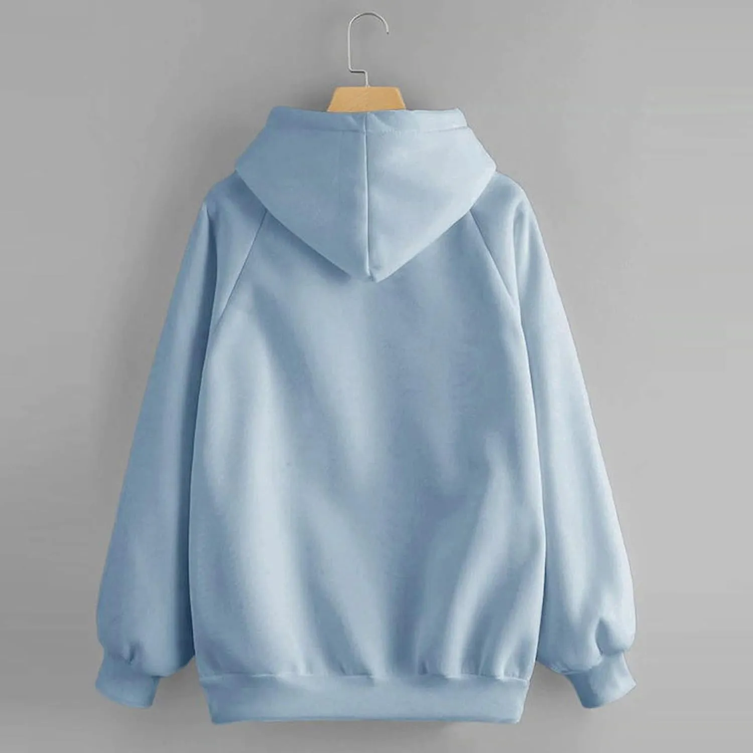 Womens Oversized Hoodies Basic Solid Sweatshirts 2024 Fall Fashion Outfits Drawstring Pullover Clothes with