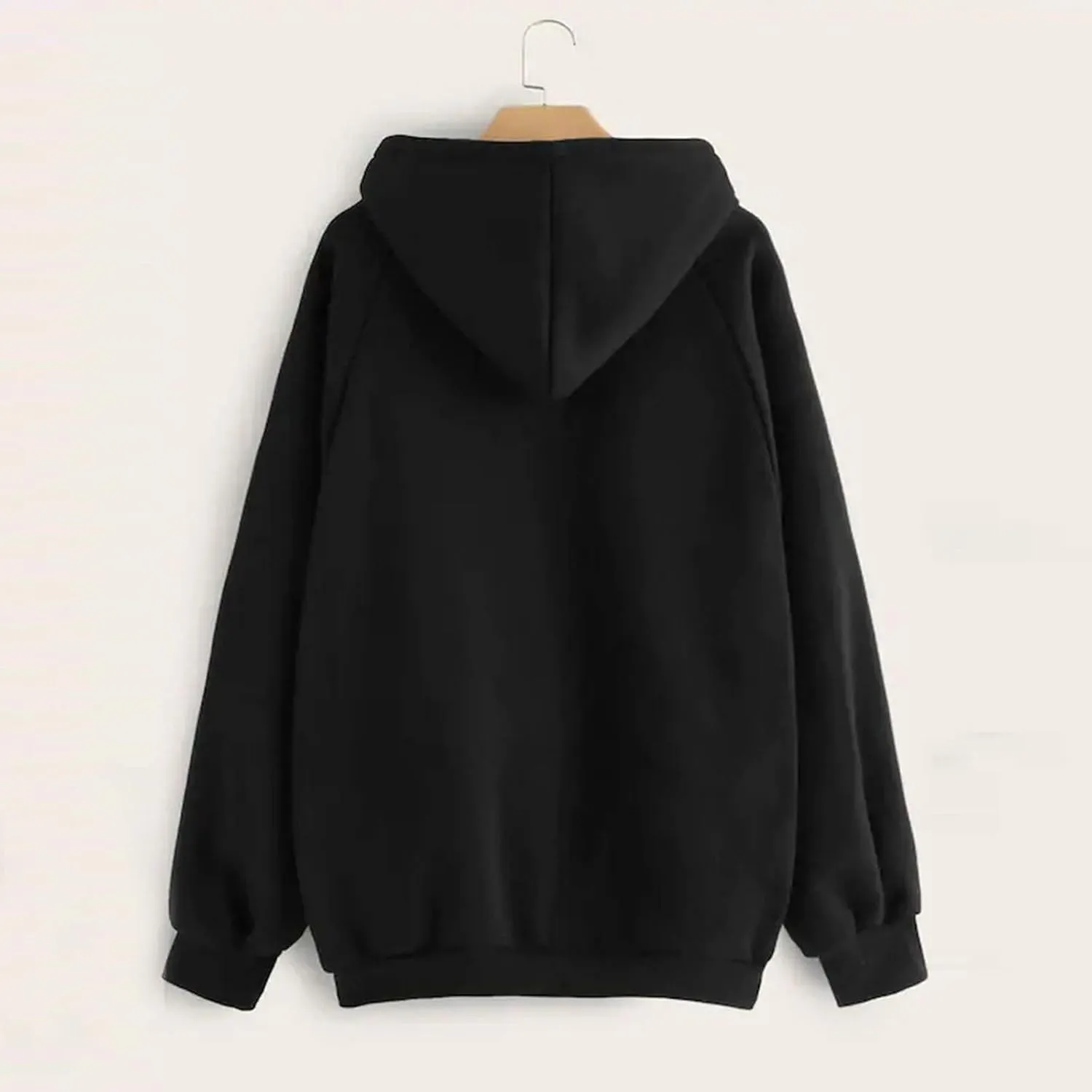 Womens Oversized Hoodies Basic Solid Sweatshirts 2024 Fall Fashion Outfits Drawstring Pullover Clothes with