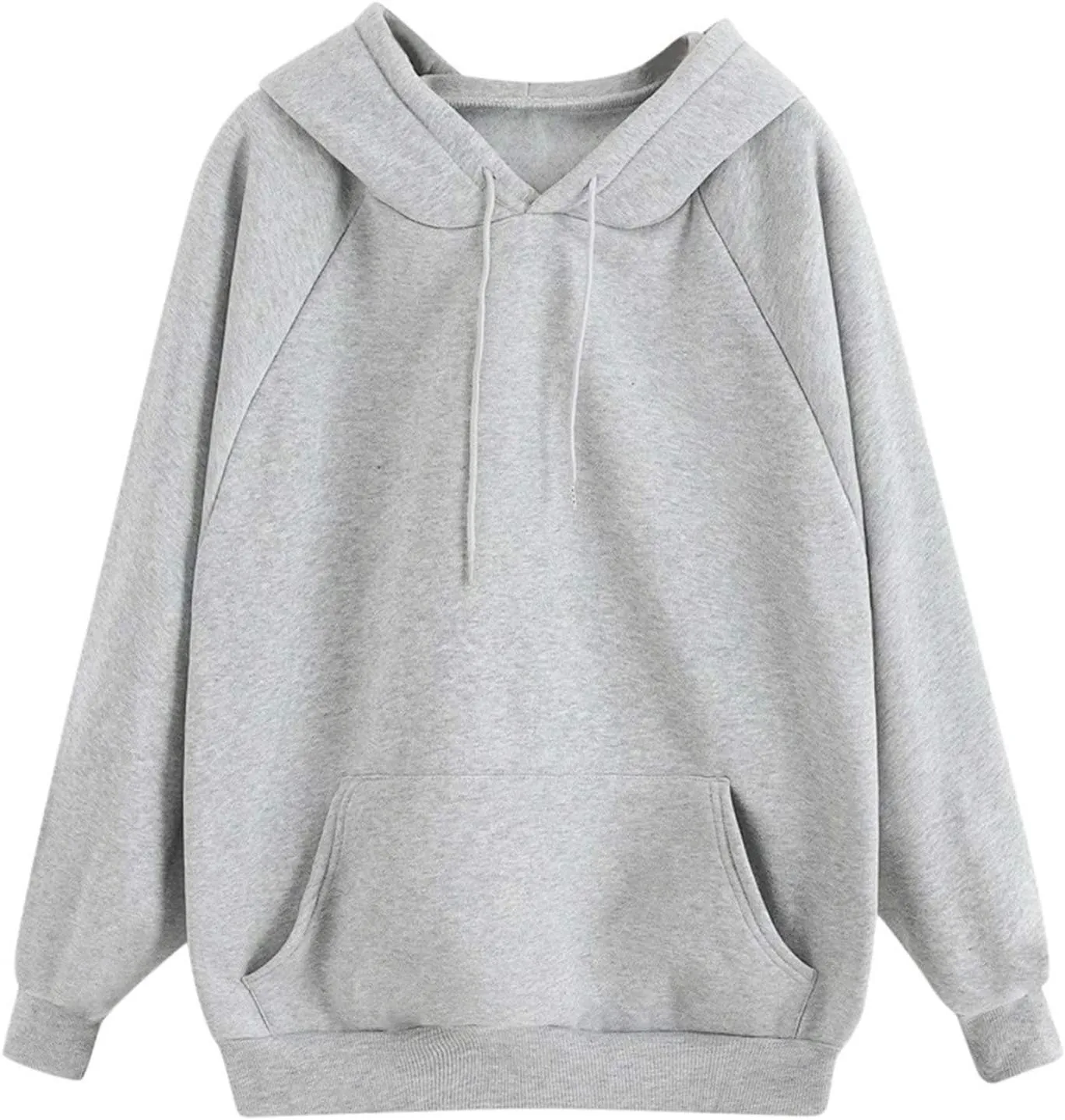Womens Oversized Hoodies Basic Solid Sweatshirts 2024 Fall Fashion Outfits Drawstring Pullover Clothes with