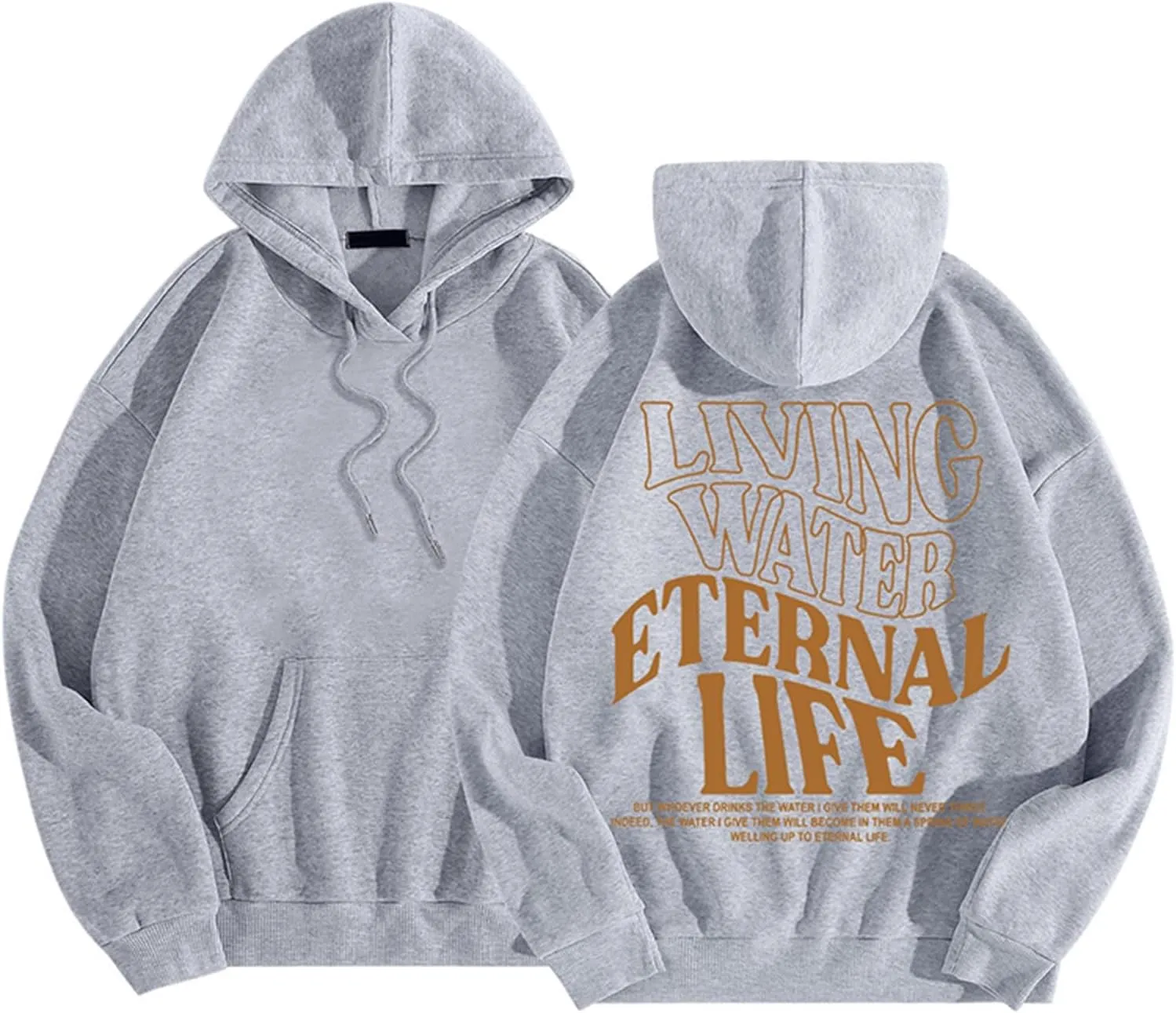 Womens Oversized Hoodies Long Sleeve Sweatshirt Letter Print Comfy Casual Loose Pullover with Pockets Clothes