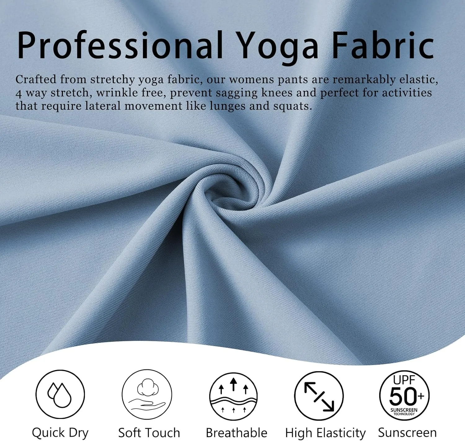 Womens Pants Straight Leg Sweatpants for Women Elastic Waist Work Pants Baggy Casual Drawstring Lounge Pants