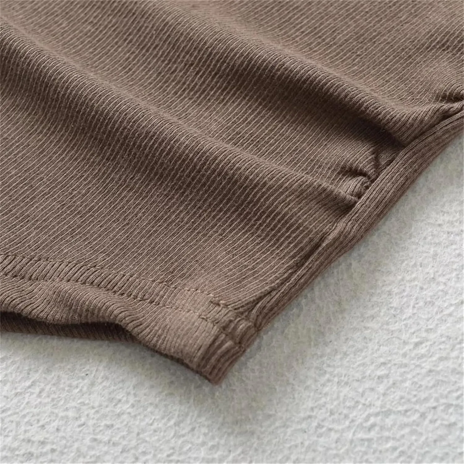 Women's Round Neck Sleeveless Camisole Casual Slim Fit Summer Ribbed Tank Top