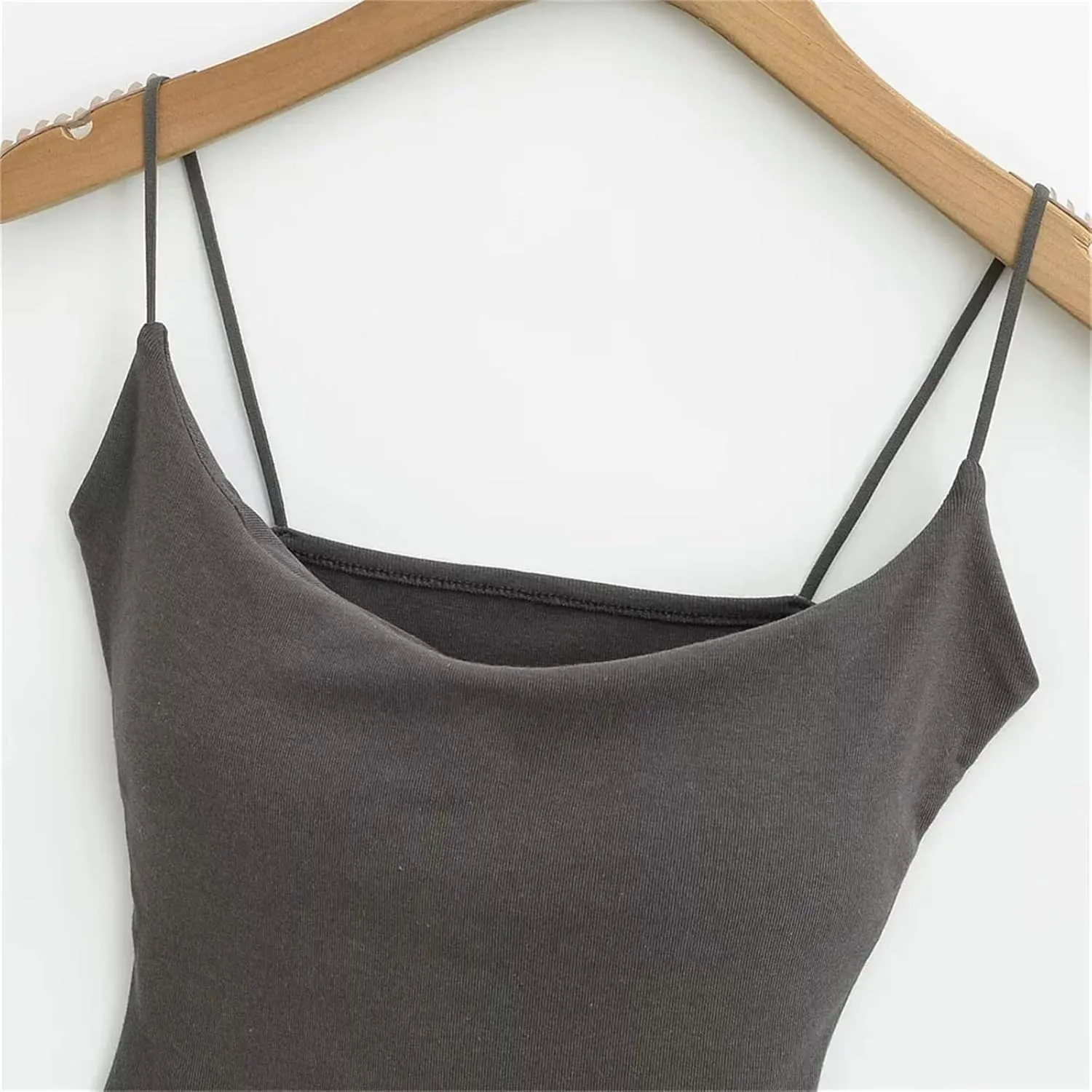 Women's Round Neck Spaghetti Strap Camisole Slim Summer Casual Slim Tank Top Y2k