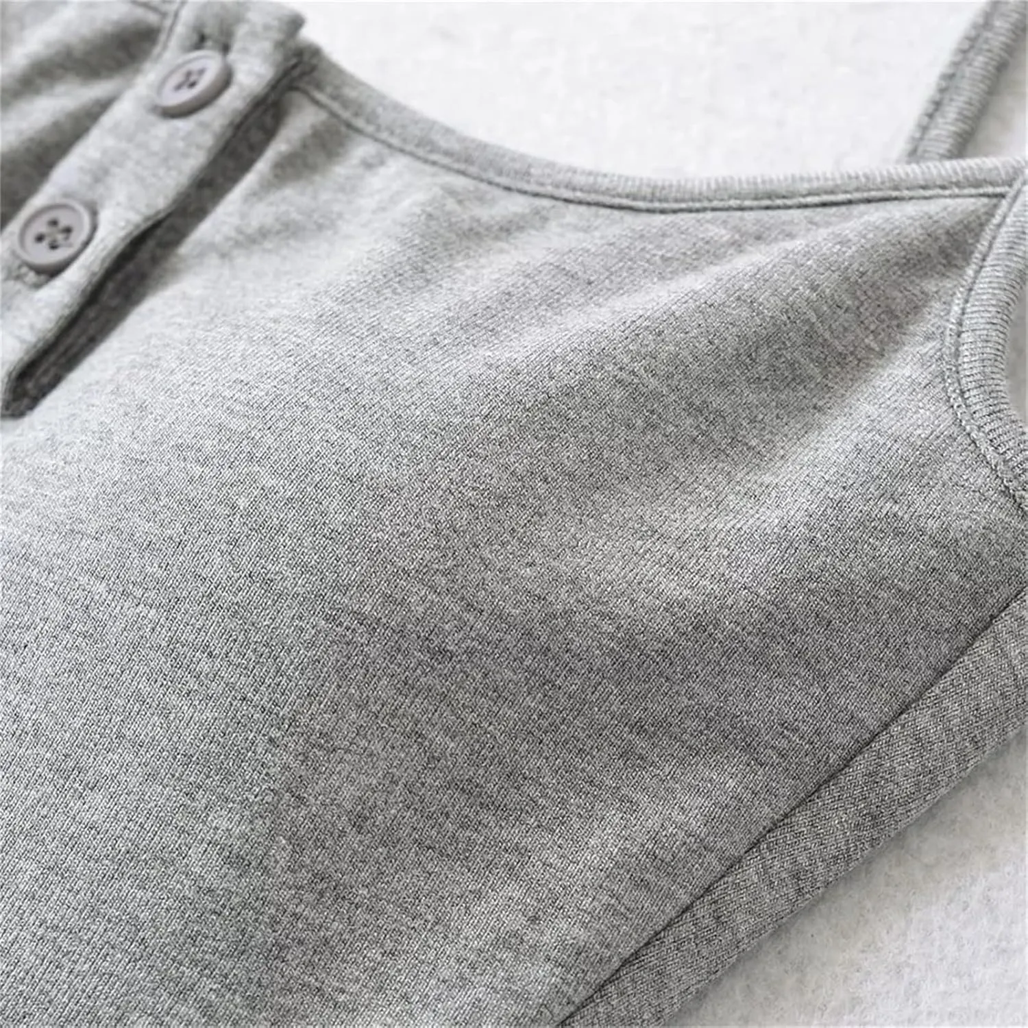 Women's Square Neck Camisole Button Decoration Built-in Chest Pad Daily Casual Summer Tank Top