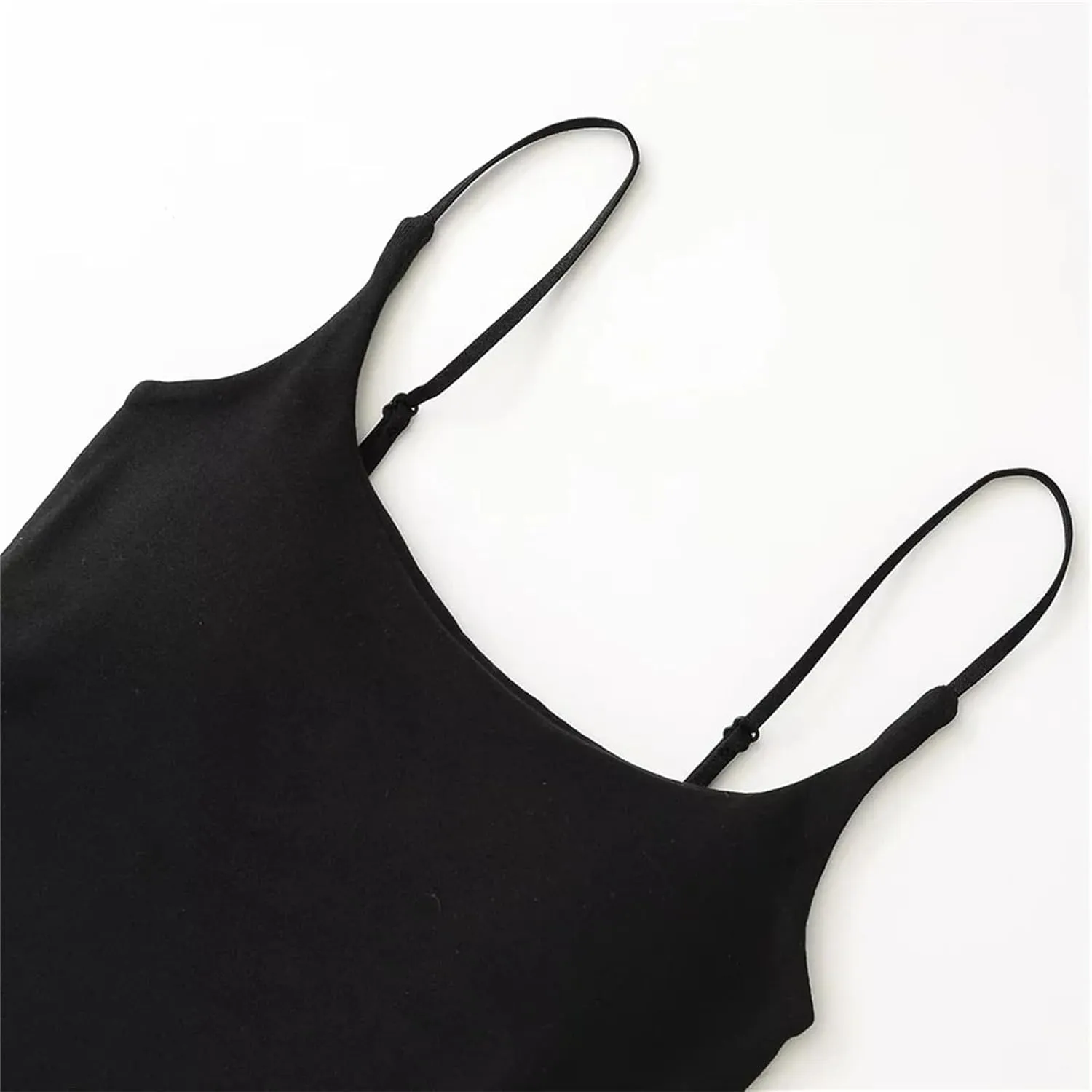 Women's Square Neck Camisole Tank Top Summer Slim Fit Casual Solid Color Camisole