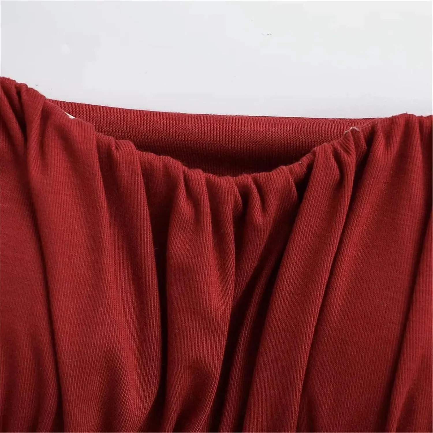 Women's Square Neck Camisole Top Pleated Twisted Shoulder Straps Summer Slim Fit Tank Top Y2k