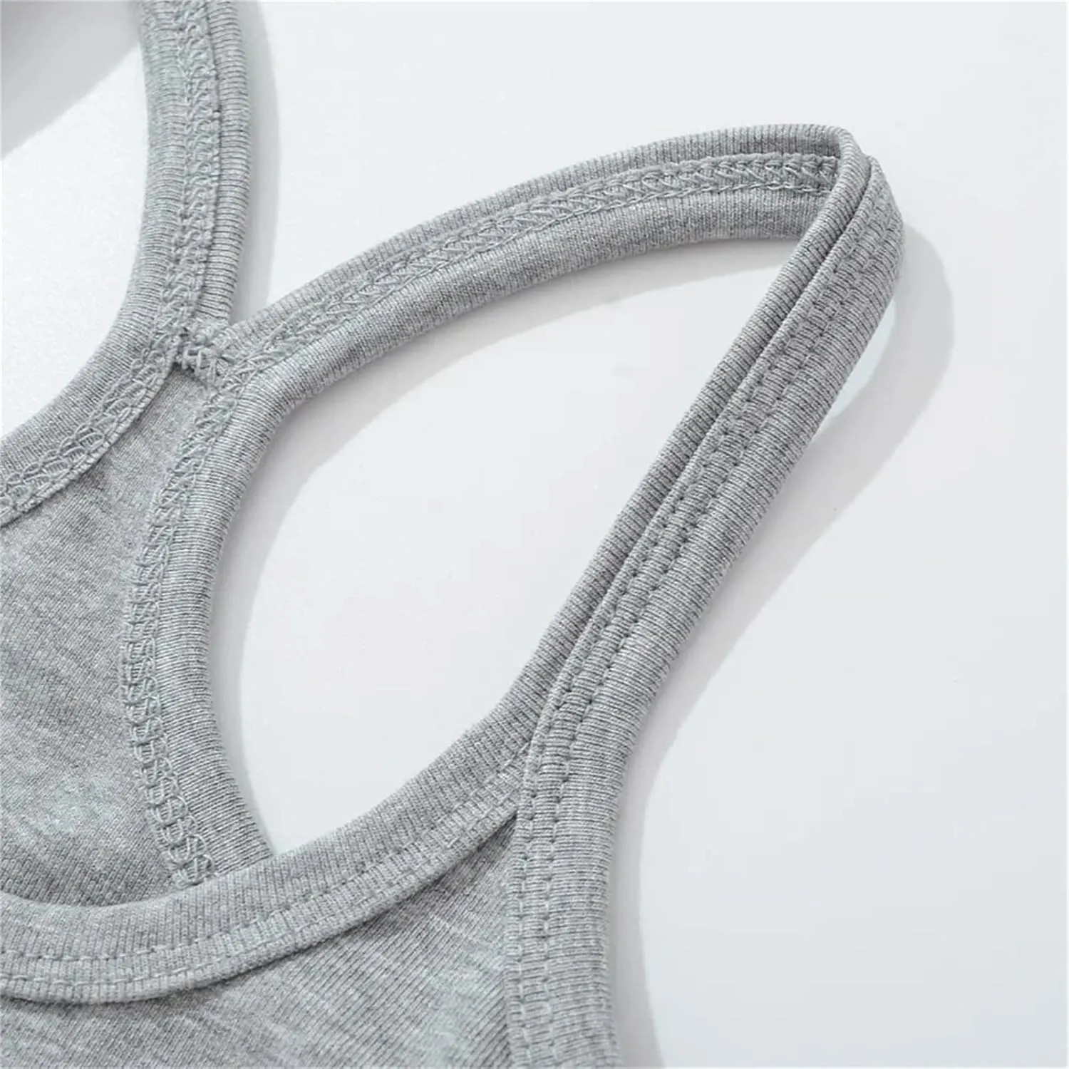 Women's Square Neck Racerback Camisole Slim Fit Summer Casual Ribbed Tank Top