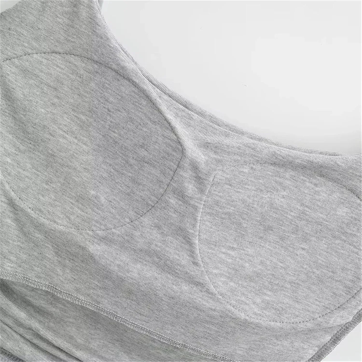 Women's Square Neck Spaghetti Strap Camisole Built-in Chest Pad Summer Casual Slim Fit Tank Top