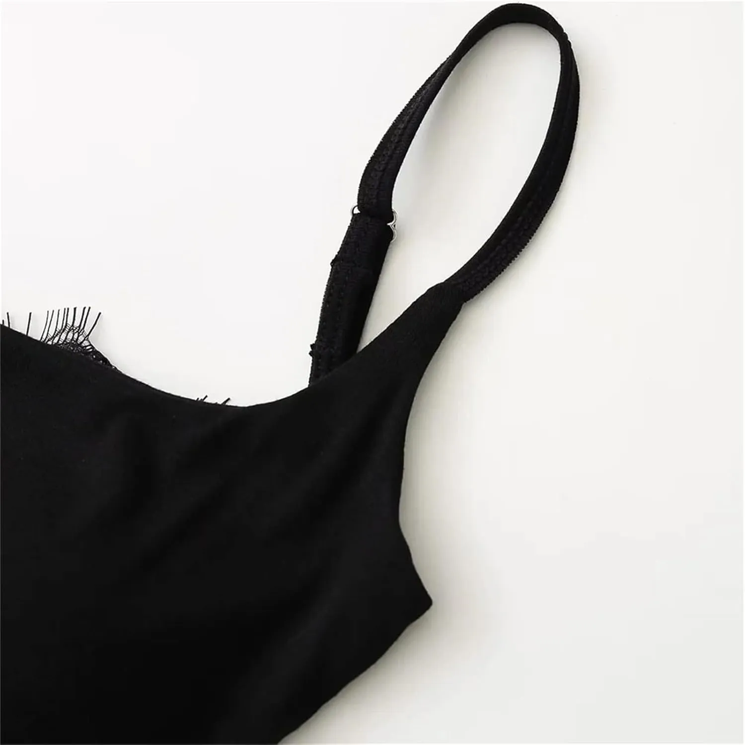Women's Square Neck Spaghetti Strap Camisole Summer Daily Casual Slim Fit Tank Top