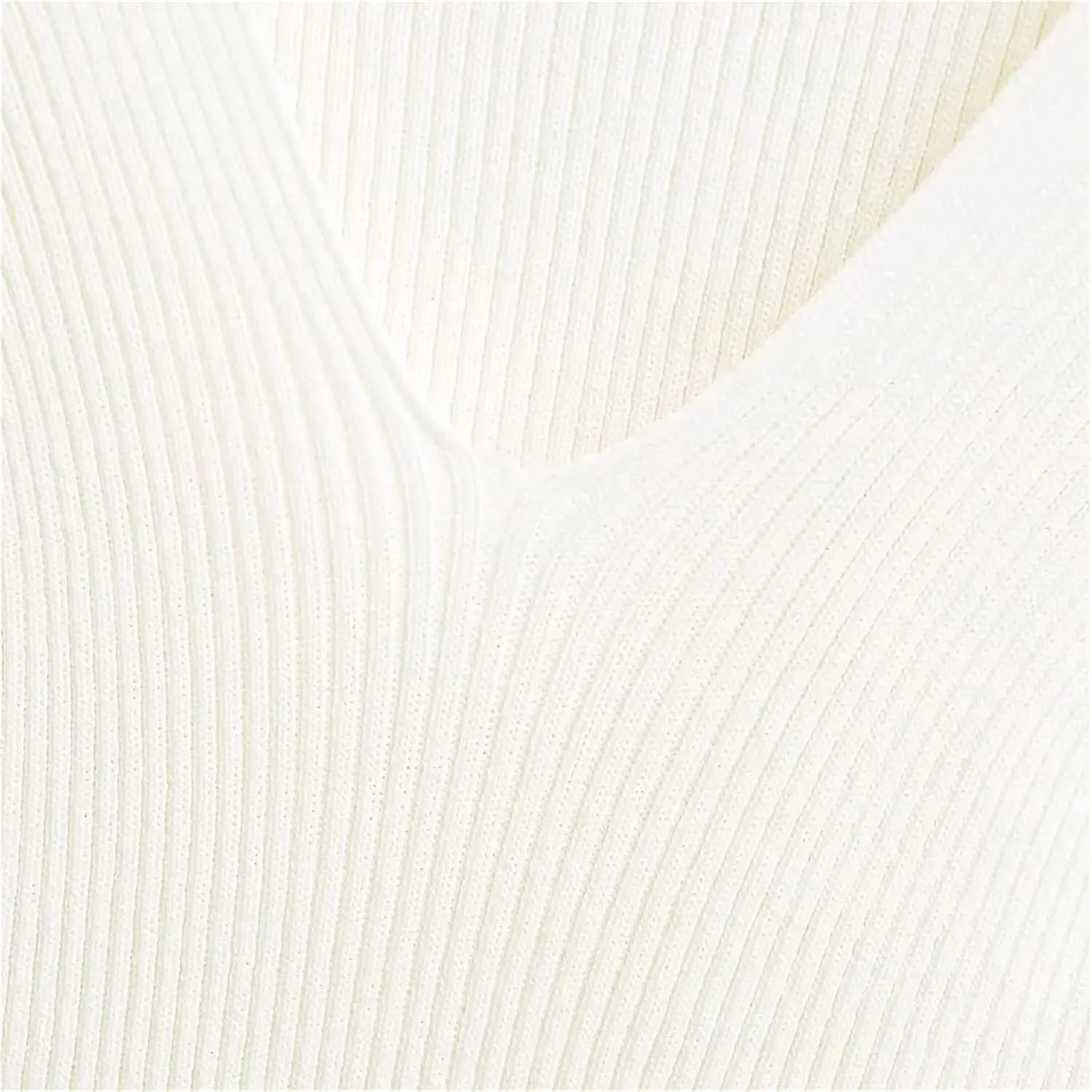 Women's V-Neck Camisole Backless Spaghetti Straps Ribbed Slim Fit Casual Tank Top