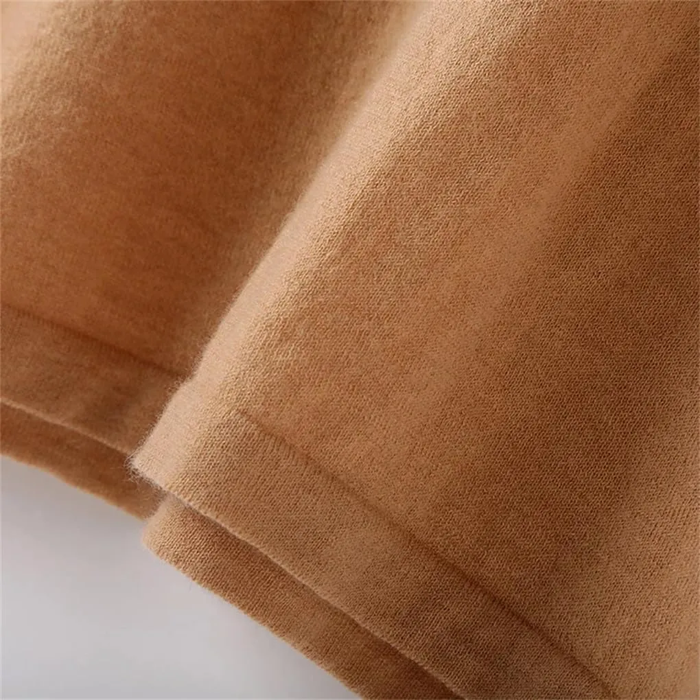 Women's Vest V-Neck Sleeveless Tanks Top Knitted Pullover Ladies Camisole Bottom Shirt