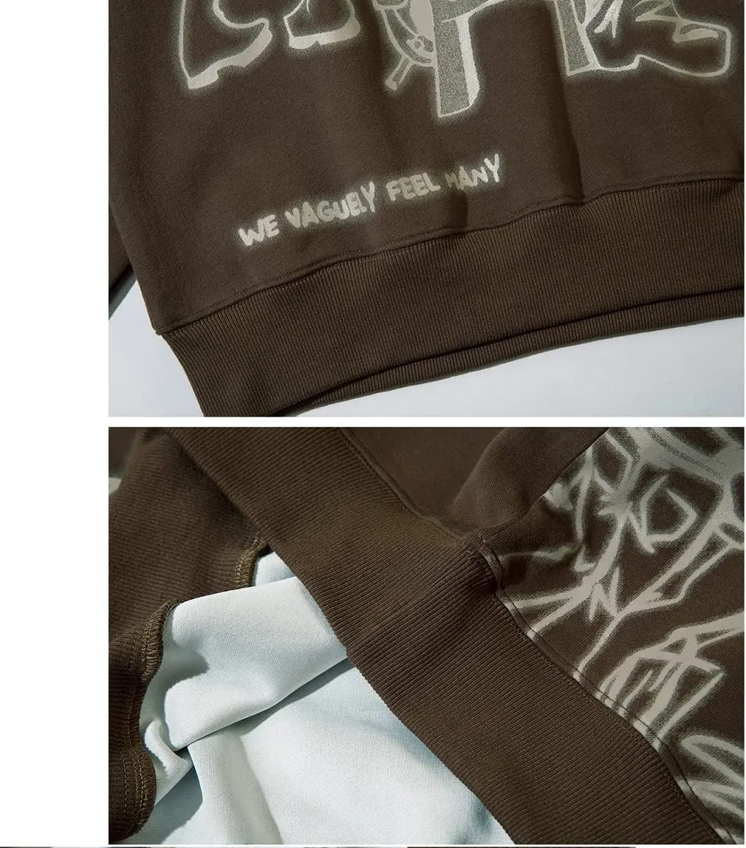 Y2k Hoodie for Women Men Fashion Carton Hoodie Retro Vintage Casual Hip Hop Long Sleeve Halajuku Sweatshirt